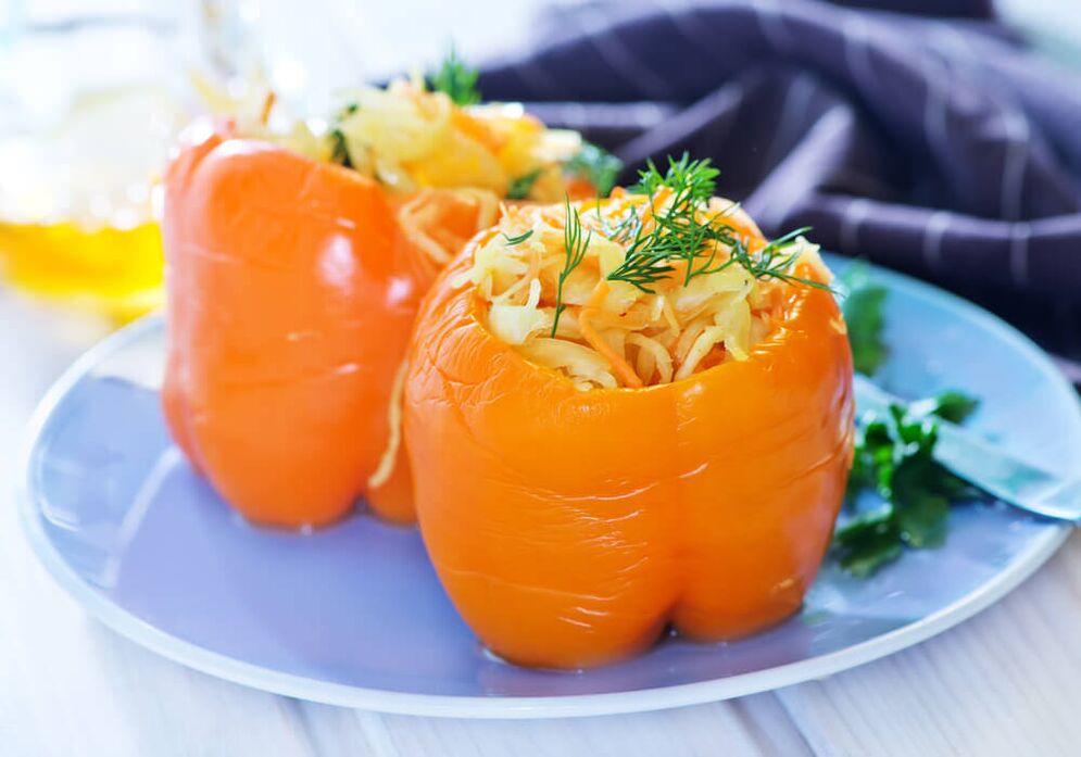 stuffed peppers for a 6 flower diet