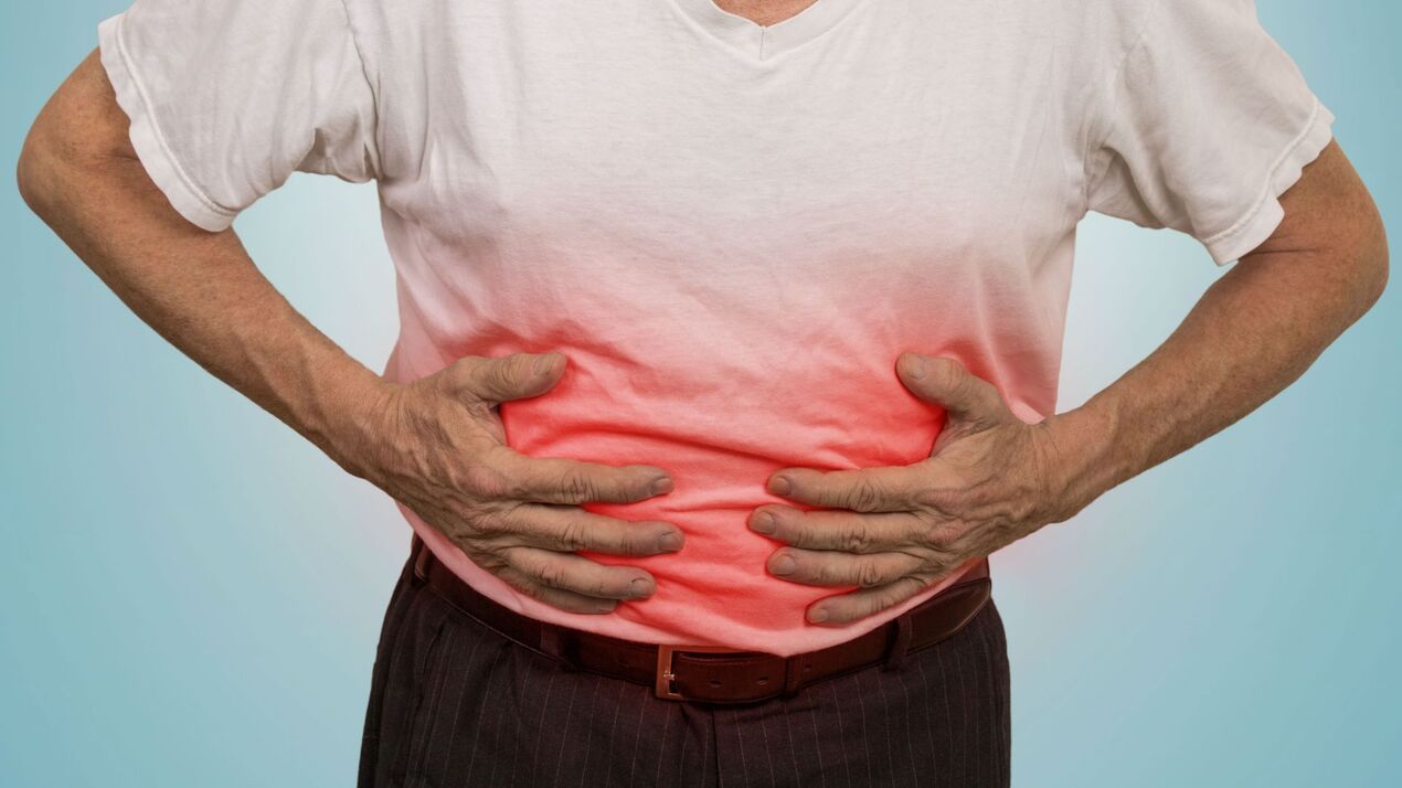 Abdominal pain with pancreatitis