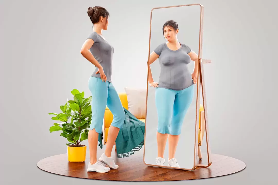 By imagining a slim figure, you can be motivated to lose weight. 
