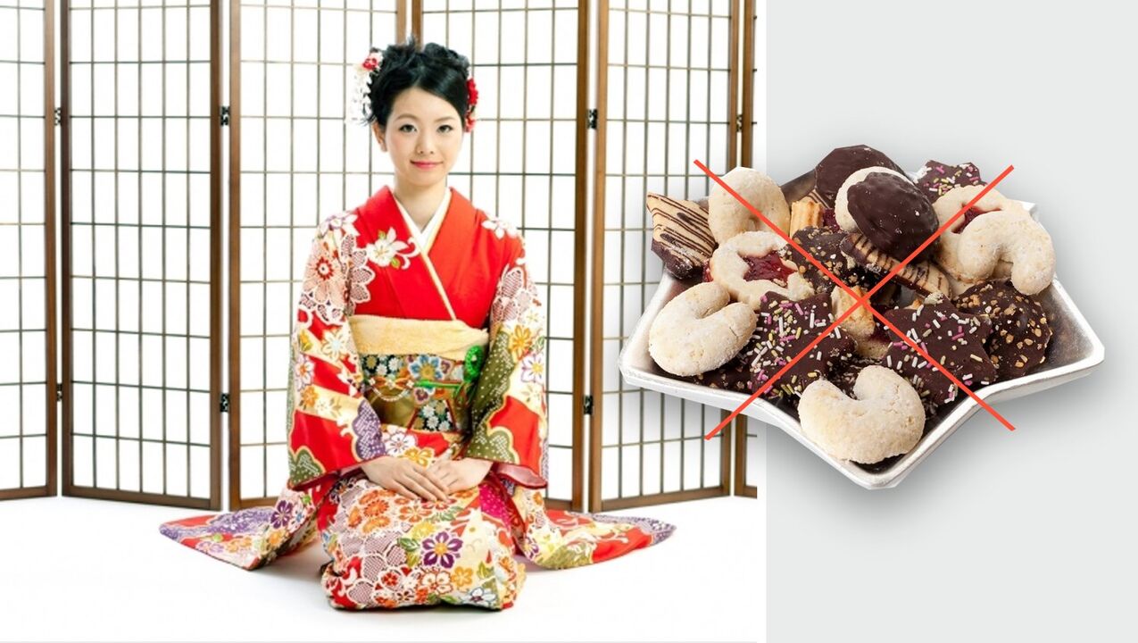 Forbidden sweets on Japanese nutrition