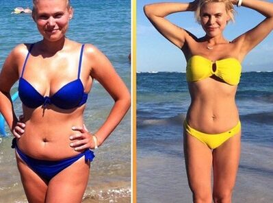 Watermelon diet before and after photos