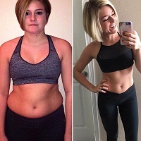 The result of losing weight on a lazy diet